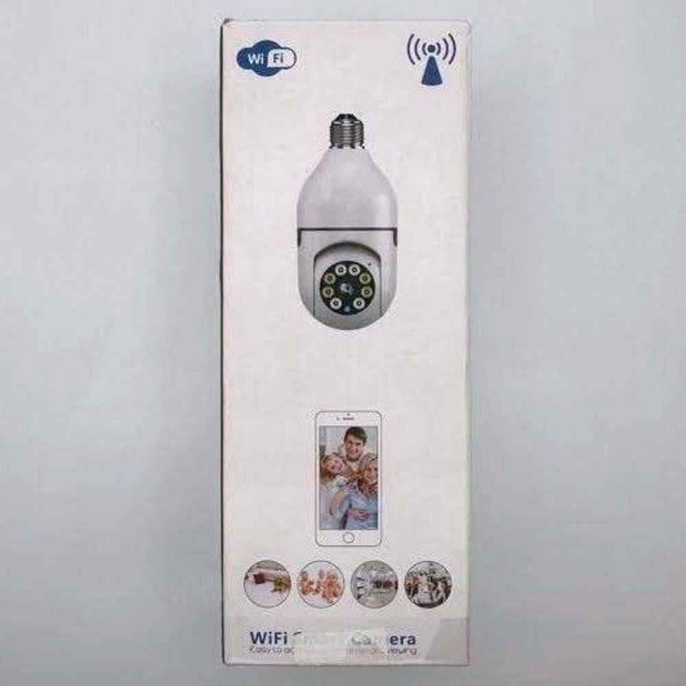 WiFi‎ Smart Camera Light Bulb Security Camera T-CP8040LF-W3MB White FHD PTZ